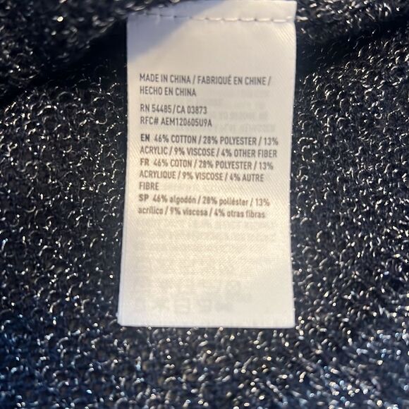 AMERICAN Eagle Outfitters. Medium. Navy/silver sweater - Picture 4 of 6